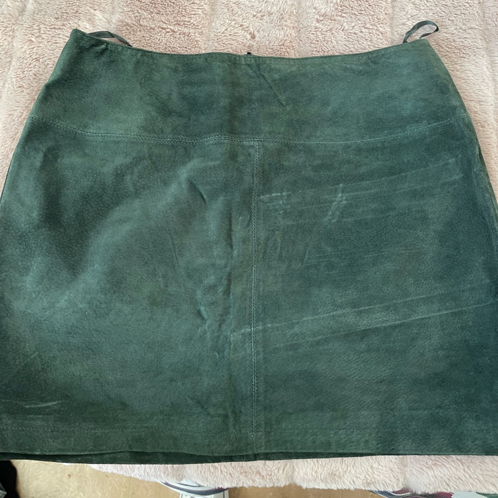 Oasis leather skirt Sz 10